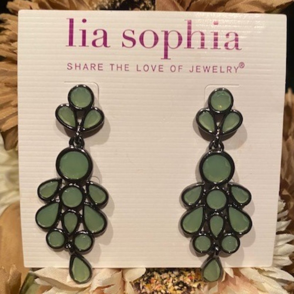Lia Sophia "SLOW DANCE" Chandelier Earrings